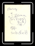 Mary and Willam Schofield (Chesterhill, OH) - reverse * 750 x 1062 * (808KB)